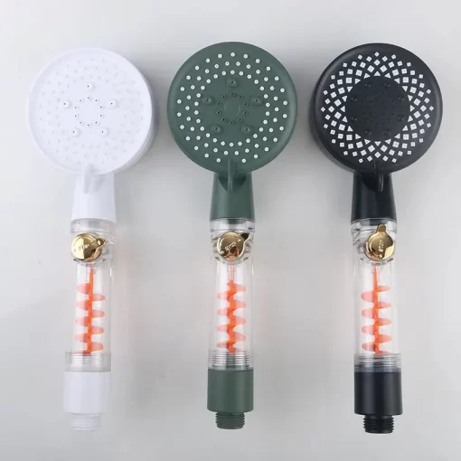 Bathroom, Home Decor, High Pressure Multi Functions Bathroom Handle Shower Head