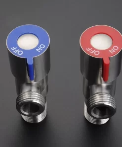 Bathroom, Home Decor, High Quality 304 Stainless Steel Angle Water Stop Valve G1/2