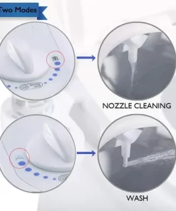 Bathroom, Home Decor, Homedec Non-electric Abs Self Cleaning Nozzle Bidet Attachment For Toilet Seat