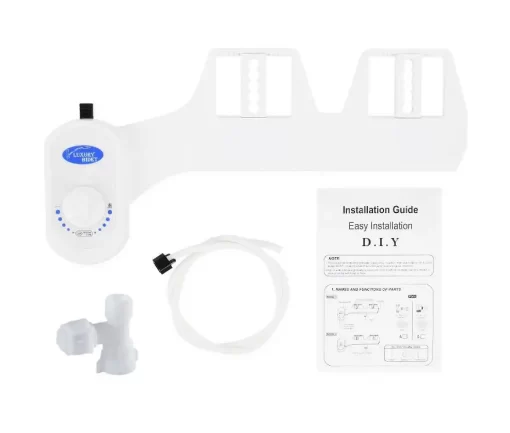 Bathroom, Home Decor, Homedec Non-electric Abs Self Cleaning Nozzle Bidet Attachment For Toilet Seat