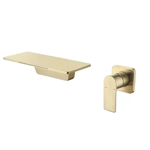 Bathroom, Home Decor, Hot Sales Waterfall Basin Faucet  Brass Wall Mount Sink Mixer Tap For Bathroom