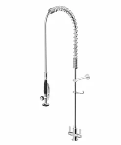 Bathroom, Home Decor, Industry Single Deck Mount Prerinse Faucet Pre Rinse Kitchen Faucet