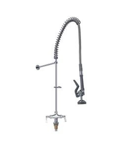 Bathroom, Home Decor, Industry Single Deck Mount Prerinse Faucet Pre Rinse Kitchen Faucet