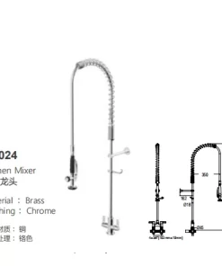 Bathroom, Home Decor, Industry Single Deck Mount Prerinse Faucet Pre Rinse Kitchen Faucet