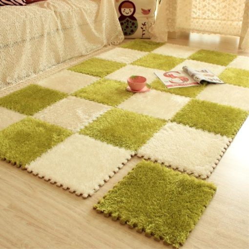 Convenience, Home use, Interlocking Foam Mats Plush Mat