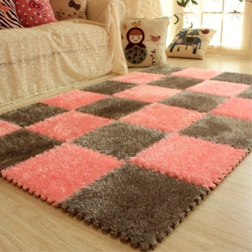 Convenience, Home use, Interlocking Foam Mats Plush Mat