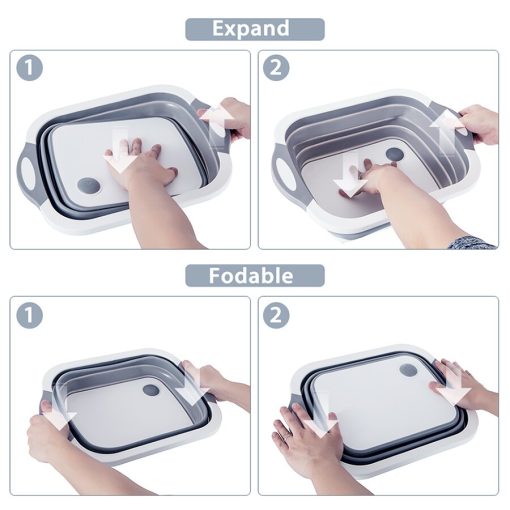 Convenience, Home use, Kitchen Cutting Board Drain Organizer