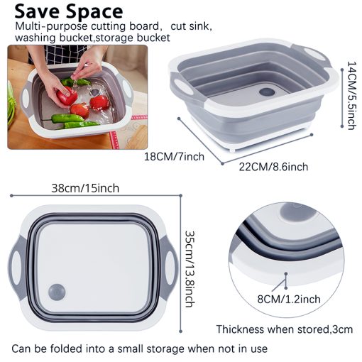 Convenience, Home use, Kitchen Cutting Board Drain Organizer