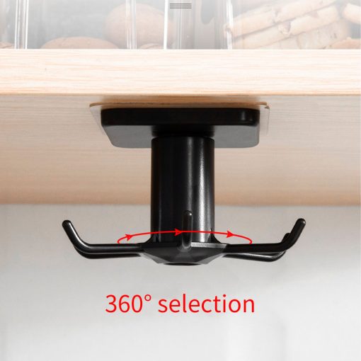 Convenience, Home use, Kitchen Hook Multipurpose Rotating Hanger