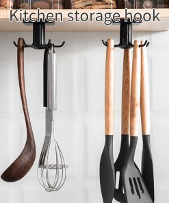 Convenience, Home use, Kitchen Hook Multipurpose Rotating Hanger