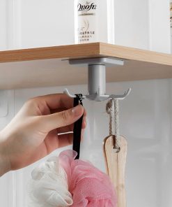 Convenience, Home use, Kitchen Hook Multipurpose Rotating Hanger