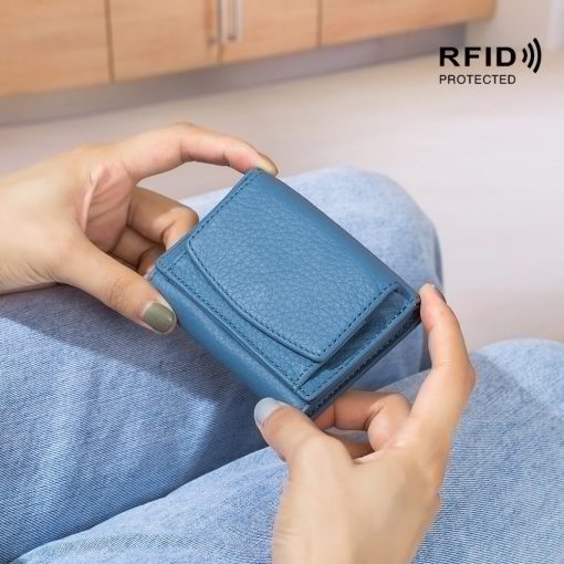 Convenience, Home use, Ladies RFID Wallet With Coin Pocket