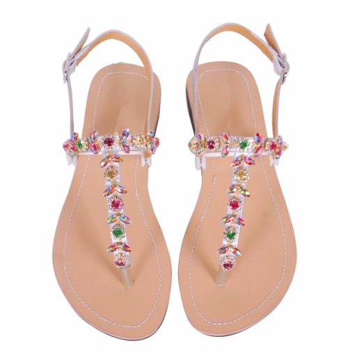For Her, Gifts, Ladies Summer Sandals with Rhinestones