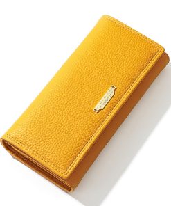 Convenience, Home use, Ladies Travel Wallet Long Leather Wallet