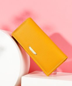 Convenience, Home use, Ladies Travel Wallet Long Leather Wallet