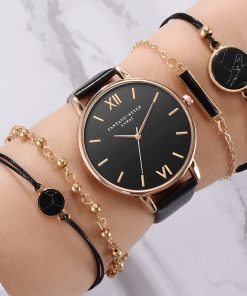 For Her, Gifts, Ladies’ Bracelet Watch Set (5Pcs)