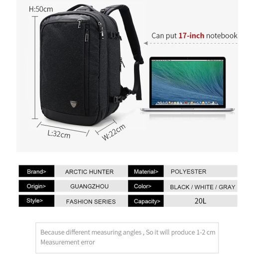 Convenience, Home use, Laptop Backpack Removable Business Bag