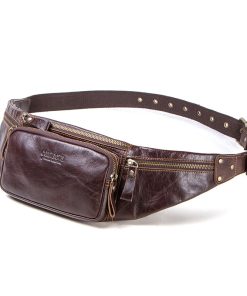 Convenience, Home use, Leather Belt Bag For Men