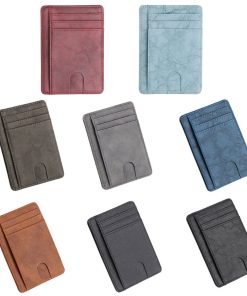 Convenience, Home use, Leather Card Holder RFID Signal Blocker