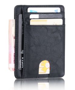 Convenience, Home use, Leather Card Holder RFID Signal Blocker