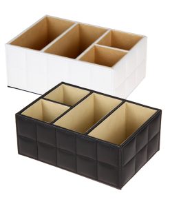 Convenience, Home use, Leather Cube Storage Trunk