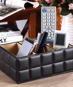 Convenience, Home use, Leather Cube Storage Trunk