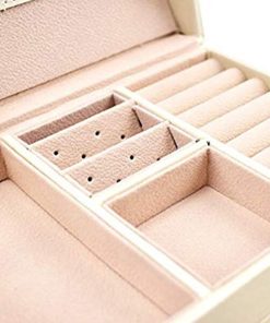 For Her, Gifts, Leather Jewelry Case Durable Organizer