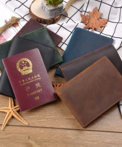 Convenience, Home use, Leather Passport Holder Travel Wallet