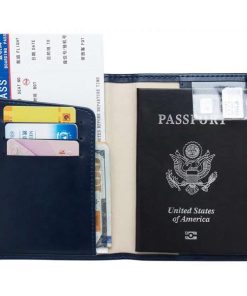 For Her, Gifts, Leather Passport Wallet Card Holder