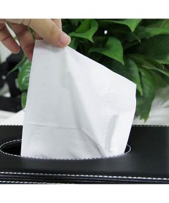 Convenience, Home use, Leather Tissue Box Cover Napkin Holder