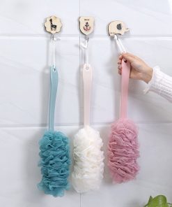 Convenience, Home use, Long Bath Sponge with Handle