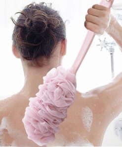 Convenience, Home use, Long Bath Sponge with Handle