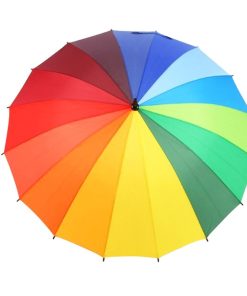 For Her, Gifts, Long Umbrella 16 Ribs Windproof Umbrella