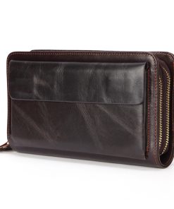 Convenience, Home use, Long Wallets for Men Genuine Leather