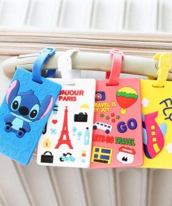 Convenience, Home use, Luggage Tags Silicone Cute Cartoon Design