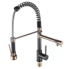 Bathroom, Home Decor, Luxury Rose Gold Orb Tap Watermark Pull Down Kitchen Faucet