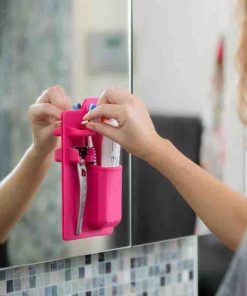 Convenience, Home use, Magic Stick On Bathroom Organizer Caddy