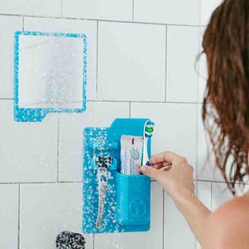 Convenience, Home use, Magic Stick On Bathroom Organizer Caddy