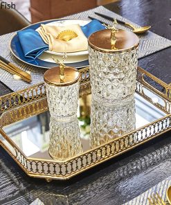 Home use, House and Home, Mirror Tray Vintage Display Decor