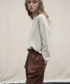 Sweater, Womens Clothing, New Fashion Cashmere Silk Blend Crop Sweaters For Woman