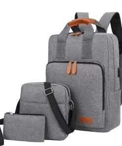 Bags, Leather Bags, New Products Youth Color School Bag Business Smart Back Pack Usb Port Travel Backpack