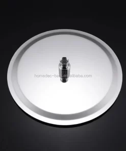 Bathroom, Home Decor, Polished Stainless Steel 12-inch Round Overhead Rainfall Shower Head