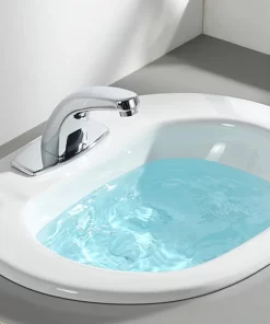 Bathroom, Home Decor, Sanitary Wash Basin Electrical Water Heater Tap Automatic Sensor Faucet