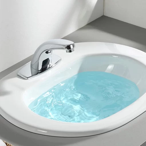 Bathroom, Home Decor, Sanitary Wash Basin Electrical Water Heater Tap Automatic Sensor Faucet