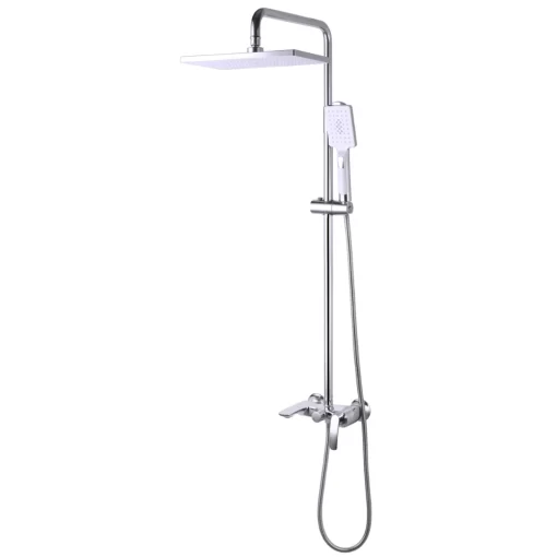 Bathroom, Home Decor, Shower Faucet Sets 12 Inch Rain Shower Head  Mixer Shower System