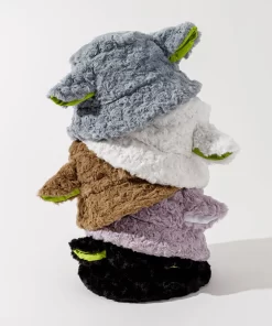 Accessories, Hats, Solid Color Fashion Wool Sheep Ear Fisherman Hat Furry Designer Custom Bucket Hats For Woman