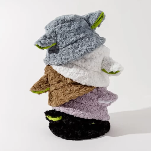 Accessories, Hats, Solid Color Fashion Wool Sheep Ear Fisherman Hat Furry Designer Custom Bucket Hats For Woman
