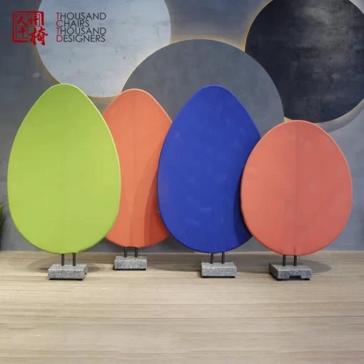 Furniture, Home Decor, Tctd Original Designer Design Taiwan Olifen Fabric Hotel Divider Screen Forrest Screen Blank Room Divider